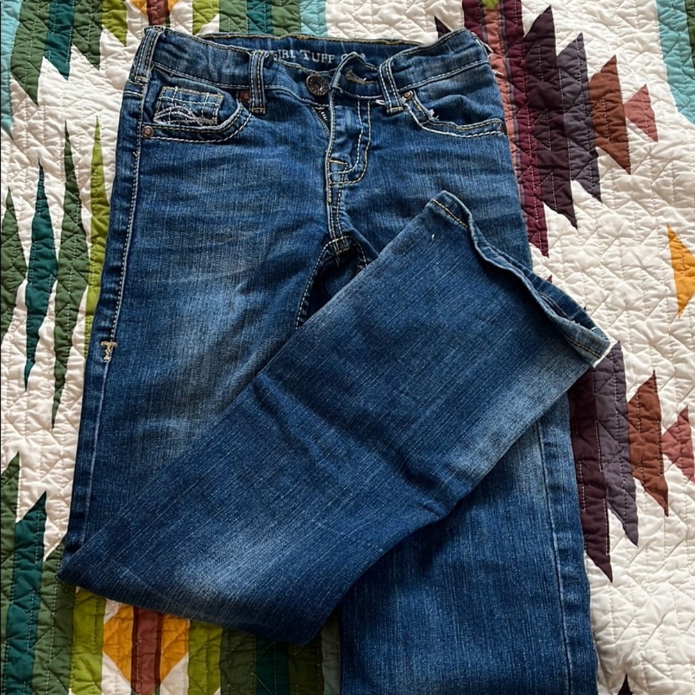 Cowgirl Tuff girls 8 riding jeans